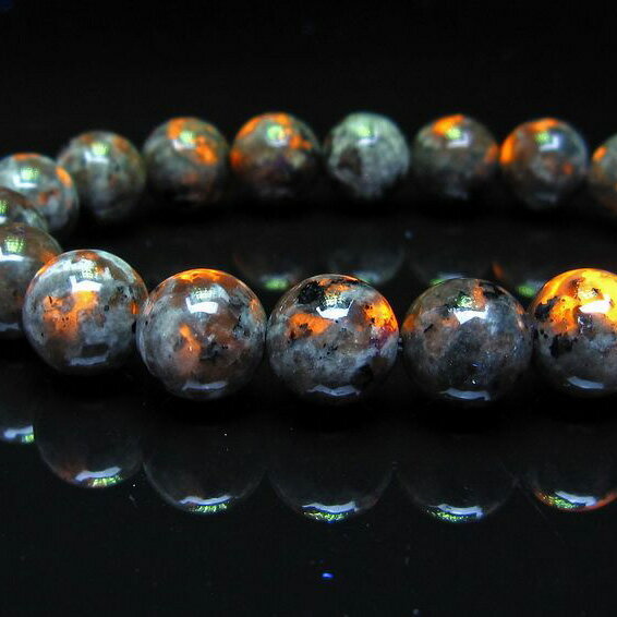 ユーパーライト ブレスレット 11mm ユーパライト ブレス bracelet 蛍光性方ソーダ石 一点物 メール便可 [M便 1/10] 111-41902