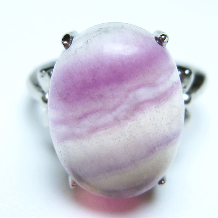 フローライト リング 蛍石 指輪 フリーサイズ fluorite ring ほたる石 14号 一点物 メール便可 [M便 1/20] 115-6187