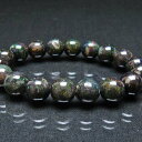 ブラックオパール ブレスレット 11mm 一点物 送料無料 111-37902