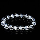 ファントムクォーツ ブレスレット 12mm ホワイトファントム ブレス bracelet ファントム水晶 一点物 送料無料 111-21330