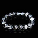 ファントムクォーツ ブレスレット 12mm ホワイトファントム ブレス bracelet ファントム水晶 一点物 送料無料 111-21335