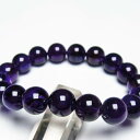 アメジスト ブレスレット 12mm アメシスト ブレス amethyst bracelet 一点物 送料無料 111-21732