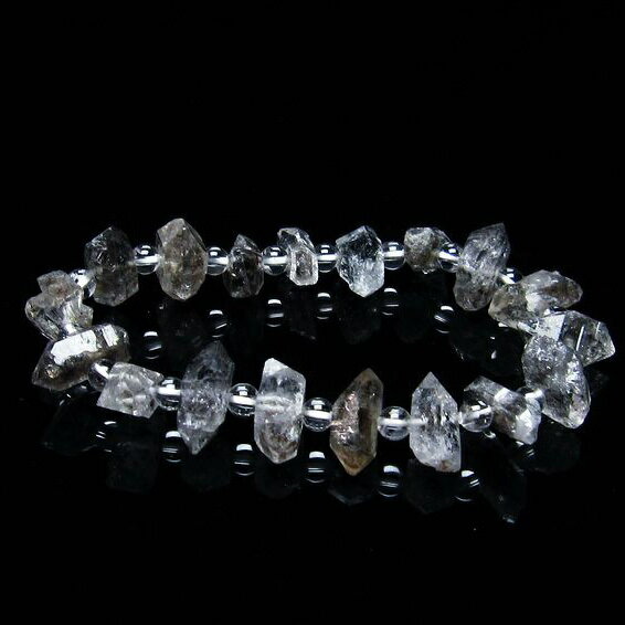 ＼P5倍＆最大2,000円OFF／ オイルインクォーツ ブレスレット 石油入り水晶 ブレス bracelet 一点物 送料無料 111-27189(3)