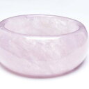 ローズクォーツ バングル rose quartz ばら石英 一点物 送料無料 111-37078
