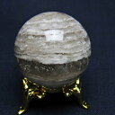ファントムクォーツ 丸玉 28mm 台座付属 千層ファントム スフィア 球体 置物 一点物 141-6254