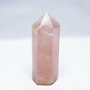 ローズクォーツ ポイント ばら石英 六角柱 roze quartz 一点物 152-2687