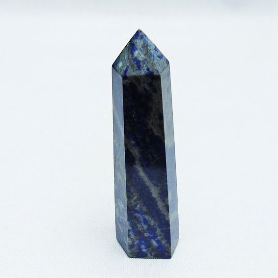 ラピスラズリ ポイント 瑠璃 六角柱 lapis lazuli 一点物 142-8266