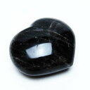 モリオン ハート 黒水晶 置物 morion パームストーン 一点物 155-541