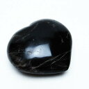 モリオン ハート 黒水晶 置物 morion パームストーン 一点物 155-557