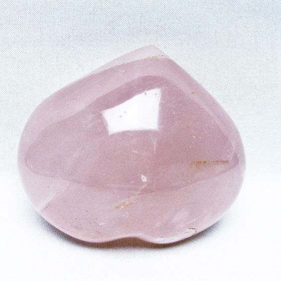 ローズクォーツ ハート 置物 rose quartz ばら石英 パームストーン 一点物...