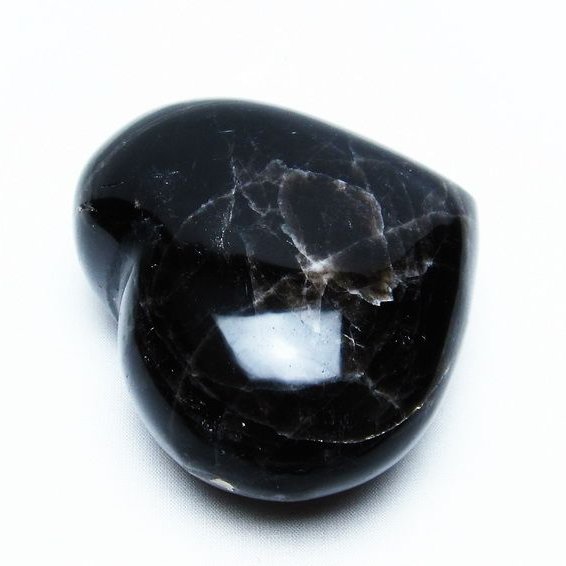 モリオン 置物 黒水晶 ハート morion 一点物 155-655