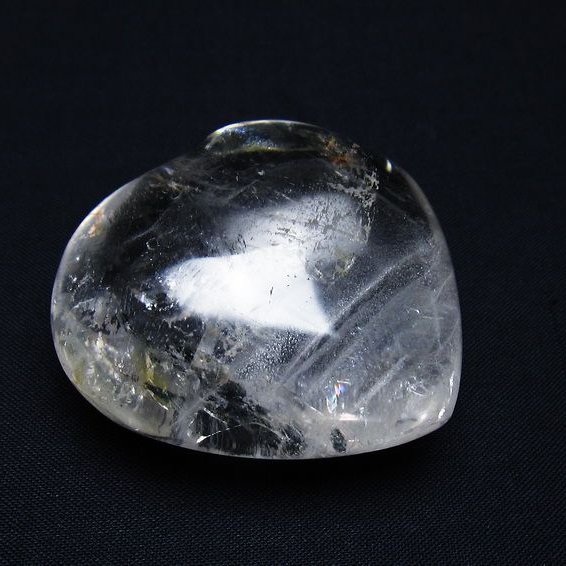 水晶 置物 ハート crystal quartz 浄化 インテリア すいしょう 一点物 145...