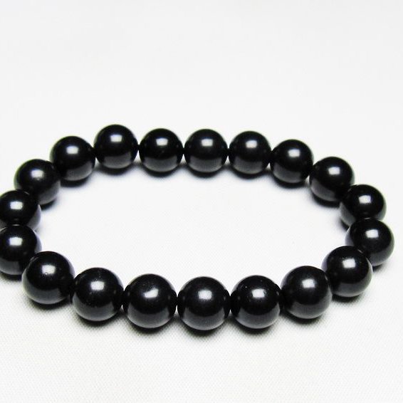 ブラックシリカ ブレスレット 11mm 黒鉛珪石 black silica ブレス bracelet メンズ レディース 一点物 ..