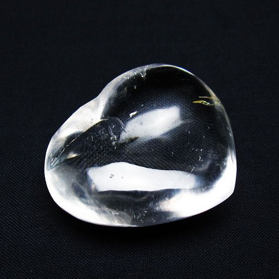 水晶 置物 ハート 一点物 145-1600
