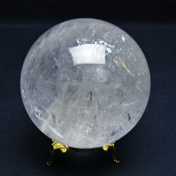 水晶 丸玉 73mm 台座付属 水晶玉 球体 玉 浄化用水晶 crystal quartz イン...