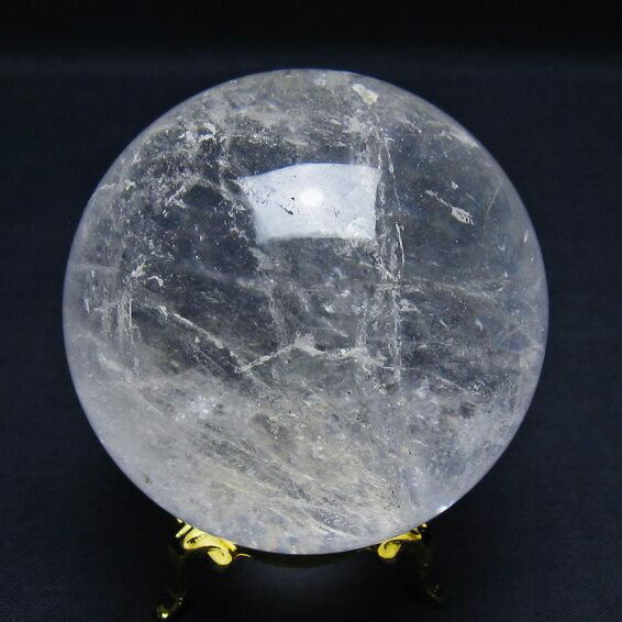 水晶 丸玉 68mm 台座付属 水晶玉 球体 玉 浄化用水晶 crystal quartz イン...