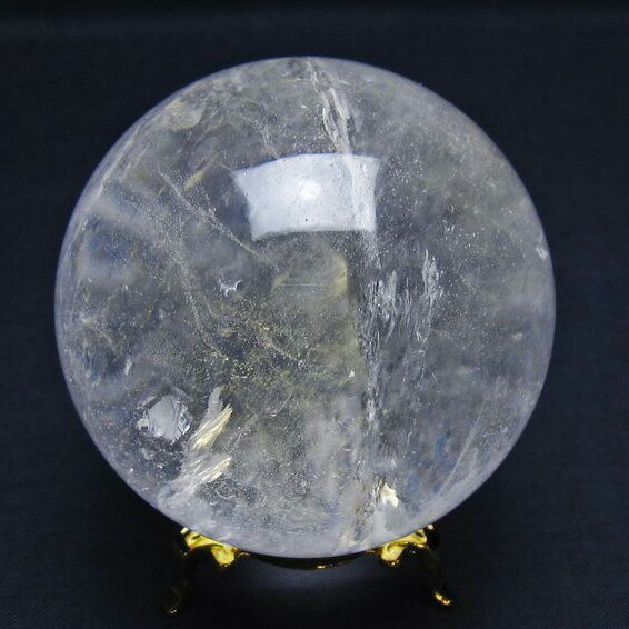 水晶 丸玉 68mm 台座付属 水晶玉 球体 玉 浄化用水晶 crystal quartz イン...