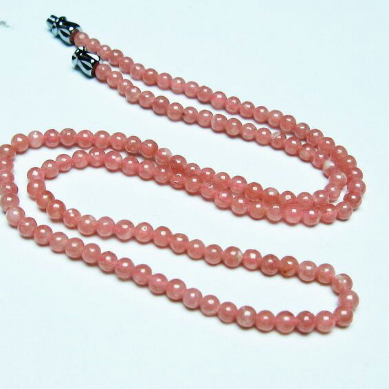 インカローズ ネックレス 菱マンガン鉱 ロードクロサイト necklace インカの薔薇 inca rose 一点物 メール便可 [M便 1/5] 113-762