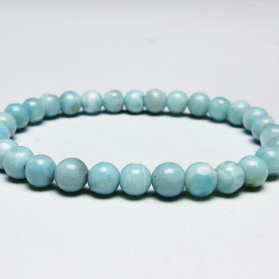 ＼P5倍＆最大2,000円OFF／ ラリマー ブレスレット 6mm ラリマール ブレス pectolite ペクトライト lari..