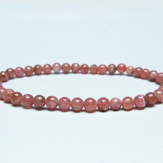 ＼P5倍＆最大2,000円OFF／ インカローズ ブレスレット 5mm ロードクロサイト ブレス 菱マンガン鉱 bracelet インカの薔薇 inca rose 一点物 メール便可 [M便 1/10] 111-46493