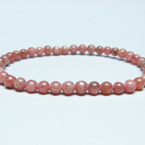 ＼P5倍＆最大2,000円OFF／ インカローズ ブレスレット 5mm ロードクロサイト ブレス 菱マンガン鉱 bracelet インカの薔薇 inca rose 一点物 メール便可 [M便 1/10] 111-46494