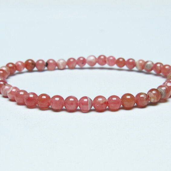 ＼P5倍＆最大2,000円OFF／ インカローズ ブレスレット 5mm ロードクロサイト ブレス 菱マンガン鉱 bracelet インカの薔薇 inca rose 一点物 メール便可 [M便 1/10] 111-46496