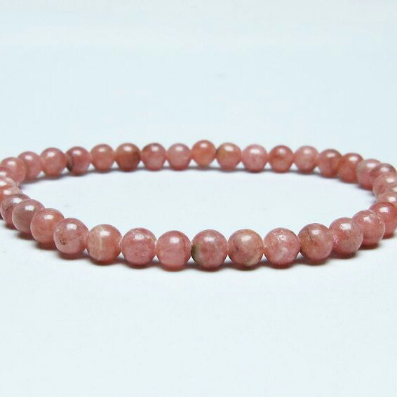 ＼P5倍＆最大2,000円OFF／ インカローズ ブレスレット 5mm ロードクロサイト ブレス 菱マンガン鉱 bracelet インカの薔薇 inca rose 一点物 メール便可 [M便 1/10] 111-46498