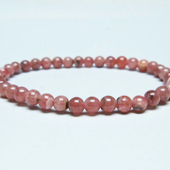 ＼P5倍＆最大2,000円OFF／ インカローズ ブレスレット 5mm ロードクロサイト ブレス 菱マンガン鉱 bracelet インカの薔薇 inca rose 一点物 メール便可 [M便 1/10] 111-46499