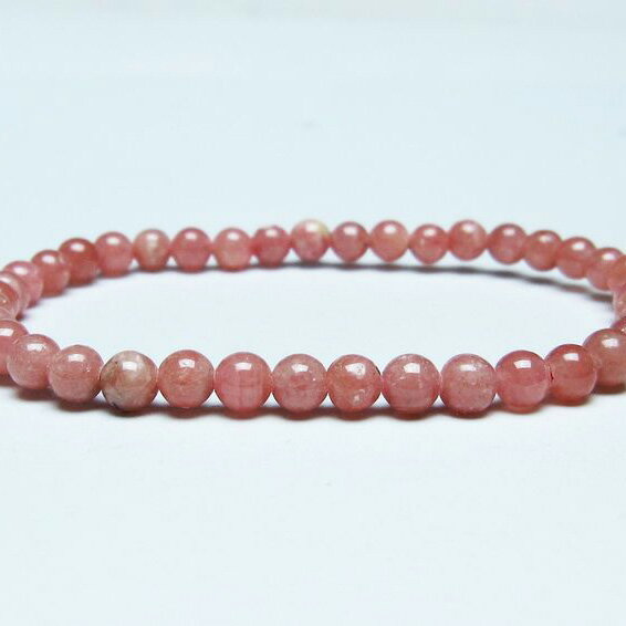 ＼P5倍＆最大2,000円OFF／ インカローズ ブレスレット 5mm ロードクロサイト ブレス 菱マンガン鉱 bracelet インカの薔薇 inca rose 一点物 メール便可 [M便 1/10] 111-46501