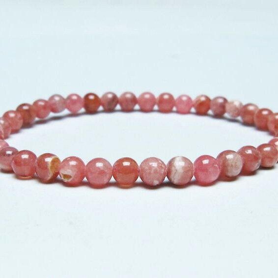 ＼P5倍＆最大2,000円OFF／ インカローズ ブレスレット 5mm ロードクロサイト ブレス 菱マンガン鉱 bracelet インカの薔薇 inca rose 一点物 メール便可 [M便 1/10] 111-46503