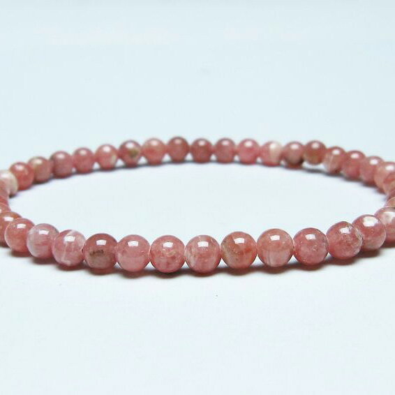 ＼P5倍＆最大2,000円OFF／ インカローズ ブレスレット 5mm ロードクロサイト ブレス 菱マンガン鉱 bracelet インカの薔薇 inca rose 一点物 メール便可 [M便 1/10] 111-46505