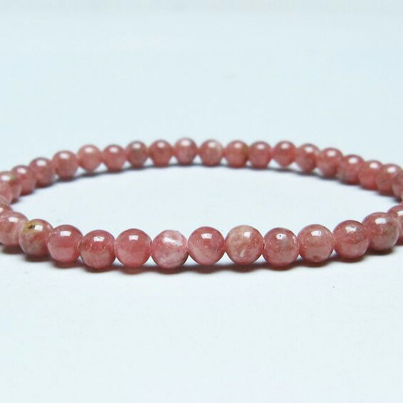 ＼P5倍＆最大2,000円OFF／ インカローズ ブレスレット 5mm ロードクロサイト ブレス 菱マンガン鉱 bracelet インカの薔薇 inca rose 一点物 メール便可 [M便 1/10] 111-46506
