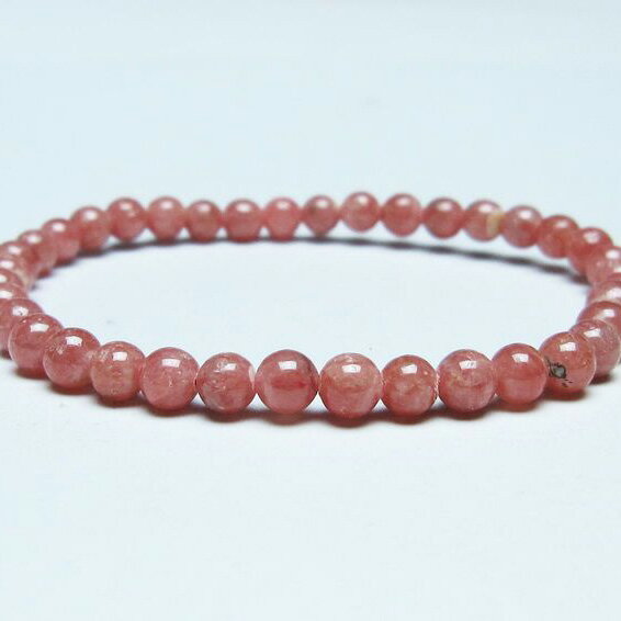 ＼P5倍＆最大2,000円OFF／ インカローズ ブレスレット 5mm ロードクロサイト ブレス 菱マンガン鉱 bracelet インカの薔薇 inca rose 一点物 メール便可 [M便 1/10] 111-46507