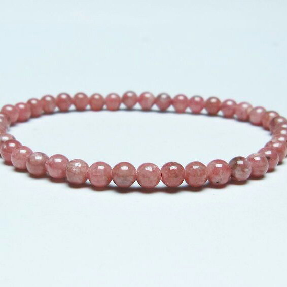 ＼P5倍＆最大2,000円OFF／ インカローズ ブレスレット 5mm ロードクロサイト ブレス 菱マンガン鉱 bracelet インカの薔薇 inca rose 一点物 メール便可 [M便 1/10] 111-46510