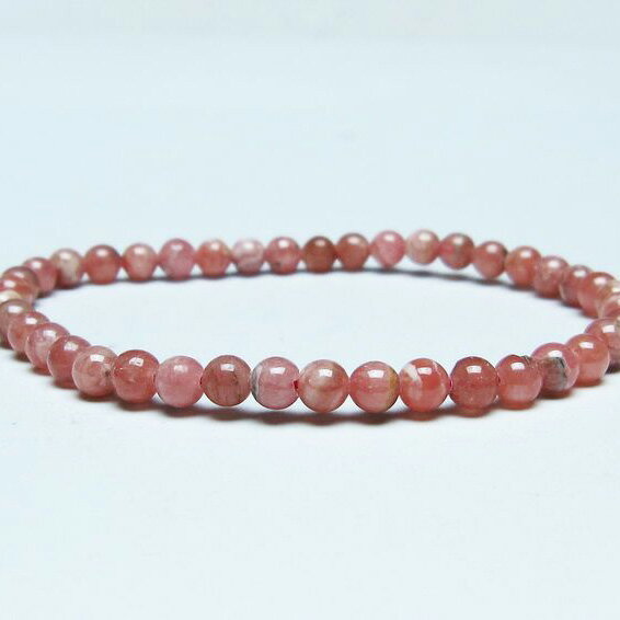 ＼P5倍＆最大2,000円OFF／ インカローズ ブレスレット 5mm ロードクロサイト ブレス 菱マンガン鉱 bracelet インカの薔薇 inca rose 一点物 メール便可 [M便 1/10] 111-46511