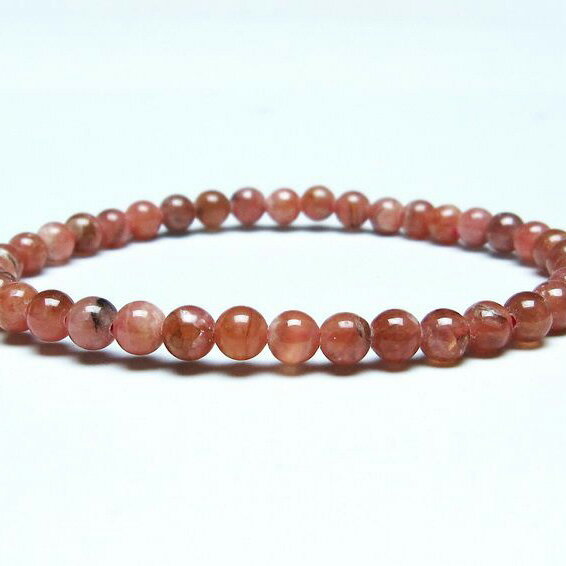 ＼P5倍＆最大2,000円OFF／ インカローズ ブレスレット 5mm ロードクロサイト ブレス 菱マンガン鉱 bracelet インカの薔薇 inca rose 一点物 メール便可 [M便 1/10] 111-46516