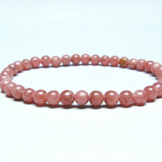 ＼P5倍＆最大2,000円OFF／ インカローズ ブレスレット 5mm ロードクロサイト ブレス 菱マンガン鉱 bracelet インカの薔薇 inca rose 一点物 メール便可 [M便 1/10] 111-46517