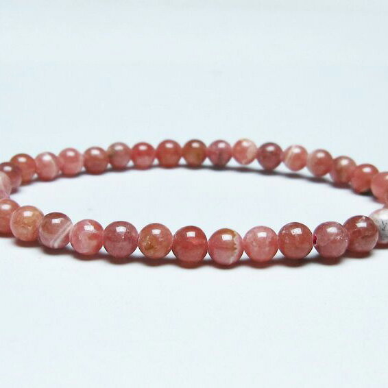 ＼P5倍＆最大2,000円OFF／ インカローズ ブレスレット 5mm ロードクロサイト ブレス 菱マンガン鉱 bracelet インカの薔薇 inca rose 一点物 メール便可 [M便 1/10] 111-46520