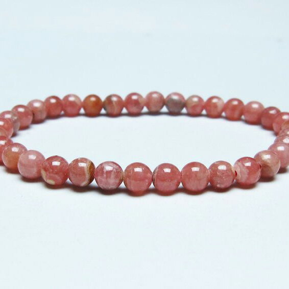 ＼P5倍＆最大2,000円OFF／ インカローズ ブレスレット 5mm ロードクロサイト ブレス 菱マンガン鉱 bracelet インカの薔薇 inca rose 一点物 メール便可 [M便 1/10] 111-46553