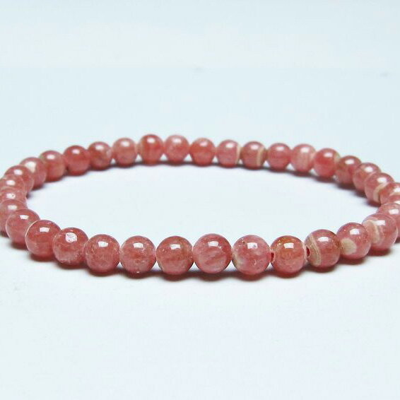 ＼P5倍＆最大2,000円OFF／ インカローズ ブレスレット 5mm ロードクロサイト ブレス 菱マンガン鉱 bracelet インカの薔薇 inca rose 一点物 メール便可 [M便 1/10] 111-46555