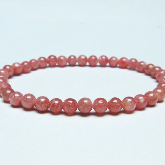 ＼P5倍＆最大2,000円OFF／ インカローズ ブレスレット 5mm ロードクロサイト ブレス 菱マンガン鉱 bracelet インカの薔薇 inca rose 一点物 メール便可 [M便 1/10] 111-46560