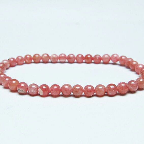 ＼P5倍＆最大2,000円OFF／ インカローズ ブレスレット 5mm ロードクロサイト ブレス 菱マンガン鉱 bracelet インカの薔薇 inca rose 一点物 メール便可 [M便 1/10] 111-46561