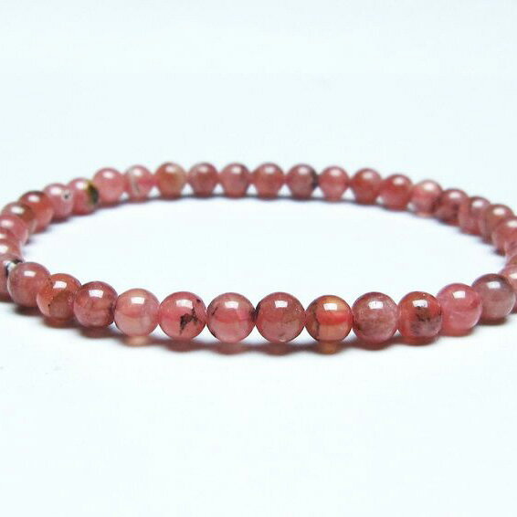 ＼P5倍＆最大2,000円OFF／ インカローズ ブレスレット 5mm ロードクロサイト ブレス 菱マンガン鉱 bracelet インカの薔薇 inca rose 一点物 メール便可 [M便 1/10] 111-46564