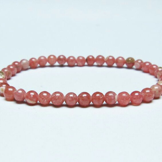 ＼P5倍＆最大2,000円OFF／ インカローズ ブレスレット 5mm ロードクロサイト ブレス 菱マンガン鉱 bracelet インカの薔薇 inca rose 一点物 メール便可 [M便 1/10] 111-46572