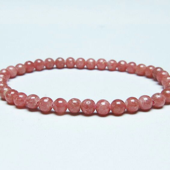 ＼P5倍＆最大2,000円OFF／ インカローズ ブレスレット 5mm ロードクロサイト ブレス 菱マンガン鉱 bracelet インカの薔薇 inca rose 一点物 メール便可 [M便 1/10] 111-46575