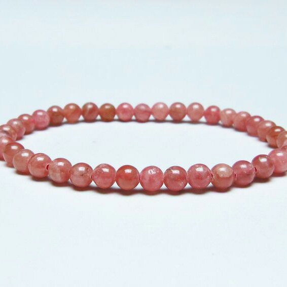 ＼P5倍＆最大2,000円OFF／ インカローズ ブレスレット 5mm ロードクロサイト ブレス 菱マンガン鉱 bracelet インカの薔薇 inca rose 一点物 メール便可 [M便 1/10] 111-46581