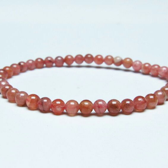 ＼P5倍＆最大2,000円OFF／ インカローズ ブレスレット 5mm ロードクロサイト ブレス 菱マンガン鉱 bracelet インカの薔薇 inca rose 一点物 メール便可 [M便 1/10] 111-46583