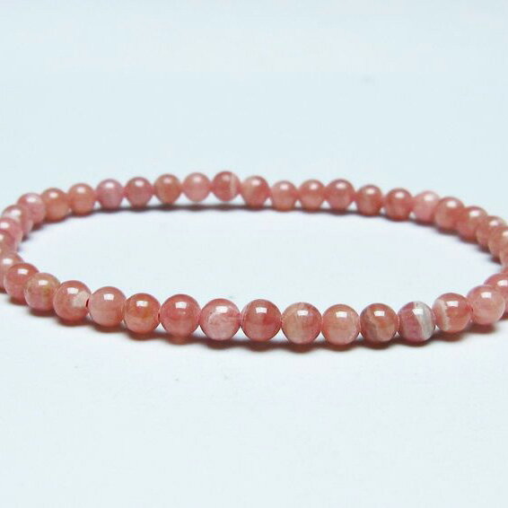 ＼P5倍＆最大2,000円OFF／ インカローズ ブレスレット 5mm ロードクロサイト ブレス 菱マンガン鉱 bracelet インカの薔薇 inca rose 一点物 メール便可 [M便 1/10] 111-46584