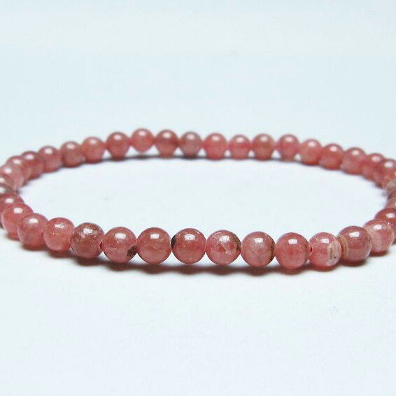 ＼P5倍＆最大2,000円OFF／ インカローズ ブレスレット 5mm ロードクロサイト ブレス 菱マンガン鉱 bracelet インカの薔薇 inca rose 一点物 メール便可 [M便 1/10] 111-46585