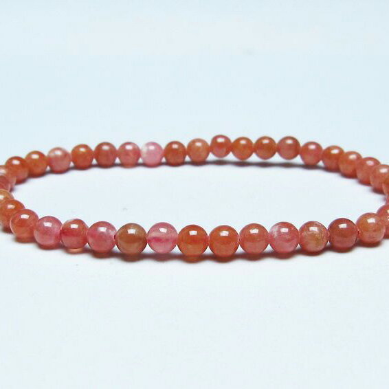 ＼P5倍＆最大2,000円OFF／ インカローズ ブレスレット 5mm ロードクロサイト ブレス 菱マンガン鉱 bracelet インカの薔薇 inca rose 一点物 メール便可 [M便 1/10] 111-46587